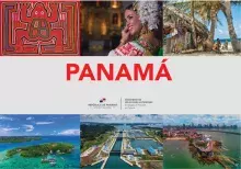 Plakat otwierający wystawę o Panamie