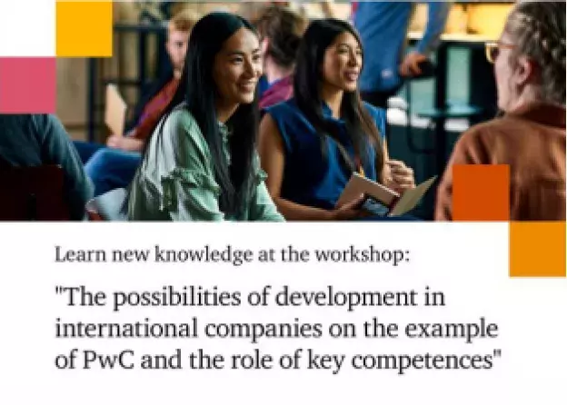 Warsztat ONLINE | The possibilities of development in international companies on the example of PwC…