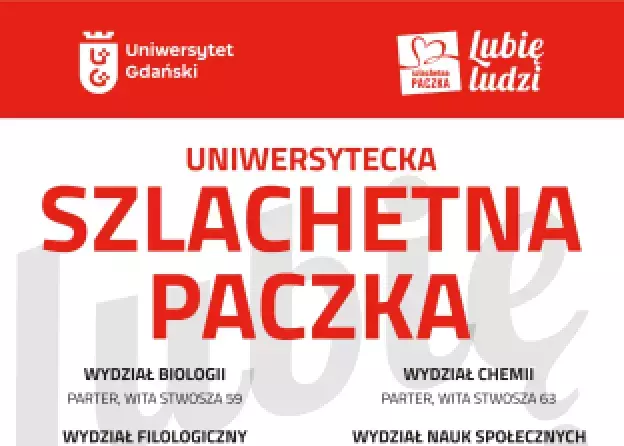 Uniwersytecka Szlachetna Paczka - zbiórka do 15 grudnia