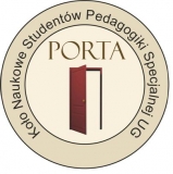 Koło Naukowe Studentów Pedagogiki Specjalnej PORTA Koło Naukowe Studentów Pedagogiki Specjalnej PORTA