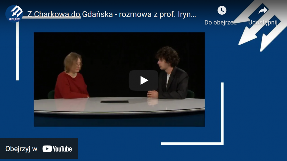 Kadr z wywiadu z prof. Iryną Ivanową