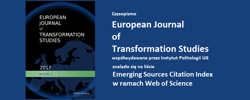 Czasopismo European Journal of Transformation Studies