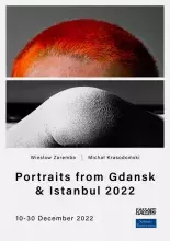 Plakat wystawy "Portraits from Gdańsk & Instanbul 2022".