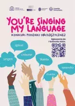 Plakat: You're singing my language