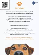 Plakat Pies na WNS
