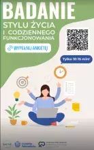 Plakat badaniu stylu życia