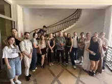 Wizyta studentów w Warszawie