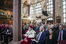 Uroczystość nadania doktora honoris causa dr. Thomasowi Bachowi w Dworze Artusa 