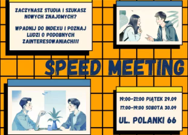 Speed meeting grafika
