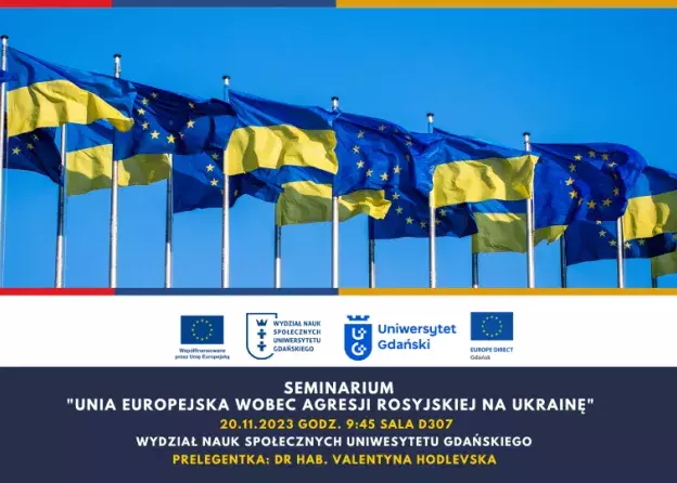 Seminarium "Unia Europejska wobec agresji rosyjskiej na Ukrainę" 20 listopada