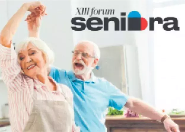 Grafika Forum Seniora 2023 z tańczącą parą seniorów - news