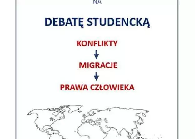 Zaproszenie na Debatę Studencką w dn. 13.12.2023 r.