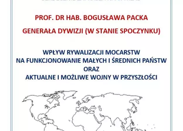 Zaproszenie na wykład prof. dr. hab. Bogusława Packa w dn. 13.12.2023 r.