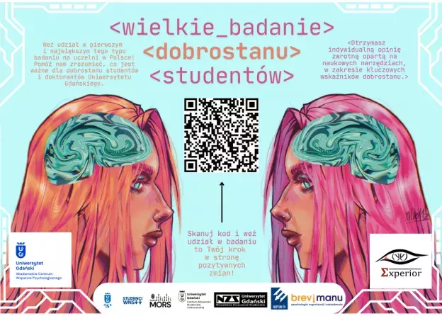 Zaproszenie do udziału w Wielkim Badaniu Dobrostanu studentów i doktorantów UG