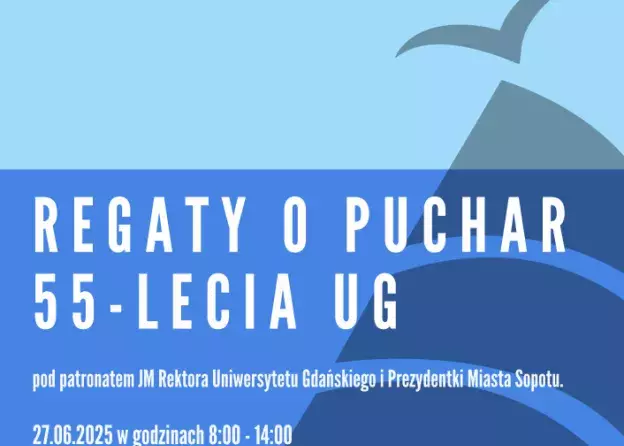 Ruszyły zapisy na Regaty o puchar 55-lecia UG