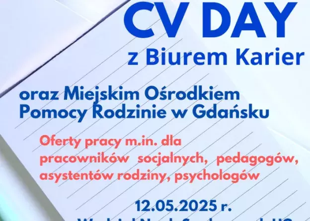 CV Day z Biurem Karier UG i MOPR w Gdańsku