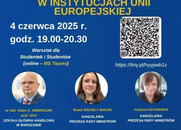 Warsztaty na temat staży oraz zatrudnienia w instytucjach UE