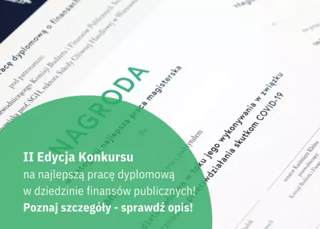 Konkurs na najlepsze prace dyplomowe o finansach publicznych
