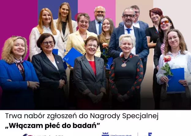 Nagroda Specjalna Rektora „Włączam płeć do badań” - nabór zgłoszeń do 4. edycji konkursu