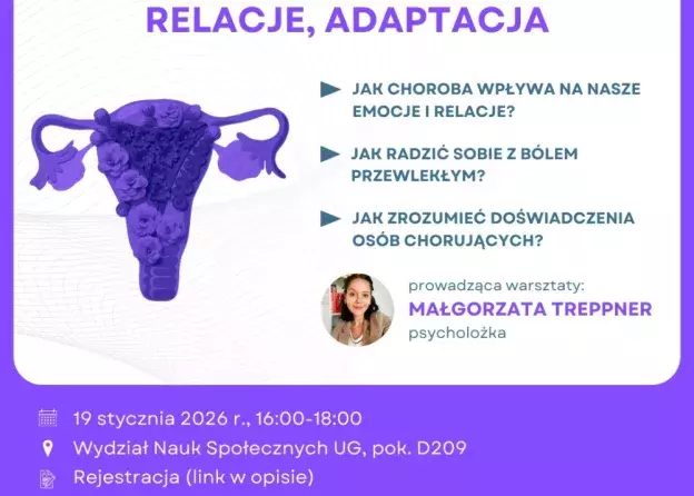 Endometrioza: emocje, relacje, adaptacja – zapraszamy na warsztaty 19 stycznia