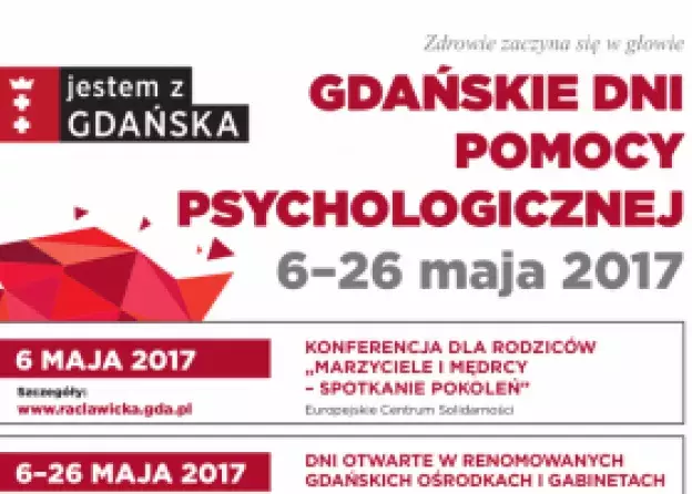 Gdańskie Dni Pomocy Psychologicznej 6–26 maja 2017
