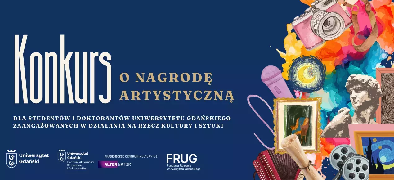 baner promujący konkurs na nagrodę artystyczną