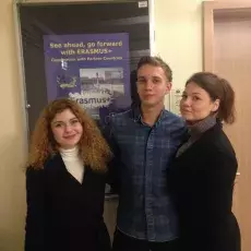 Studenci z Rosyjskiego Uniwersytetu Przyjaźni Narodów o studiowaniu w Gdańsku  w ramach Programu Erasmus+ z krajami partnerskimi